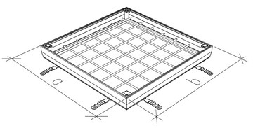 ACO Uniface covers SS - in stainless steel