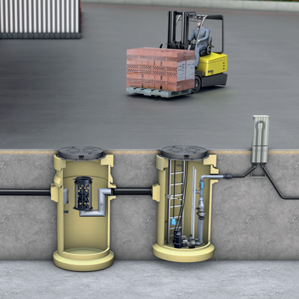 Oil and light-liquid separator
for the industry