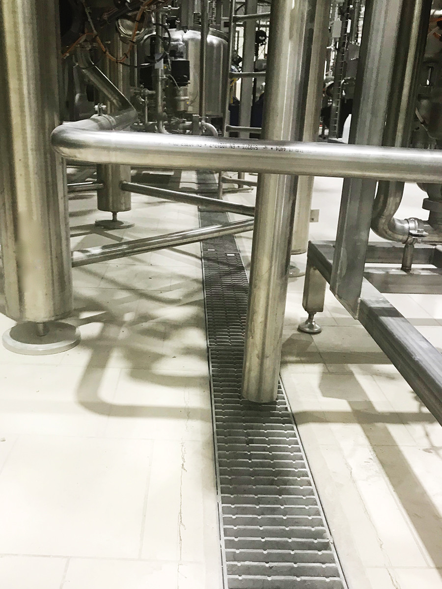 ACO Modular channel in stainless steel